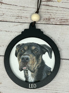 Pet Portrait Christmas Ornament