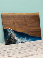 Deposit for Custom Black Walnut and Resin Art Charcuterie Board