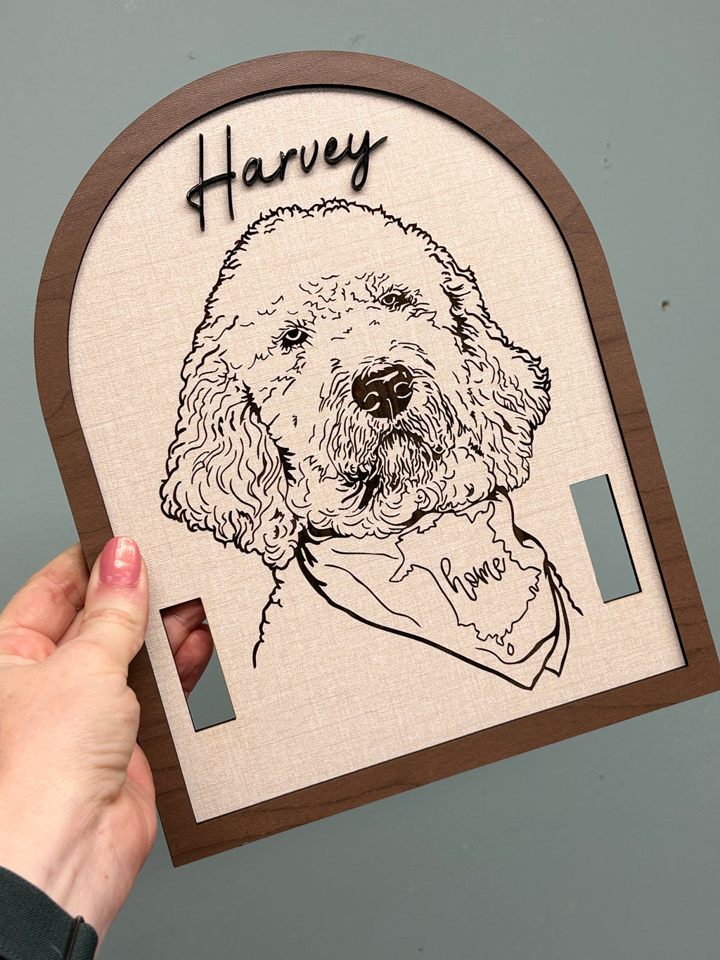 Dog Collar Memorial Sign