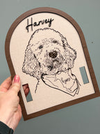 Dog Collar Memorial Sign
