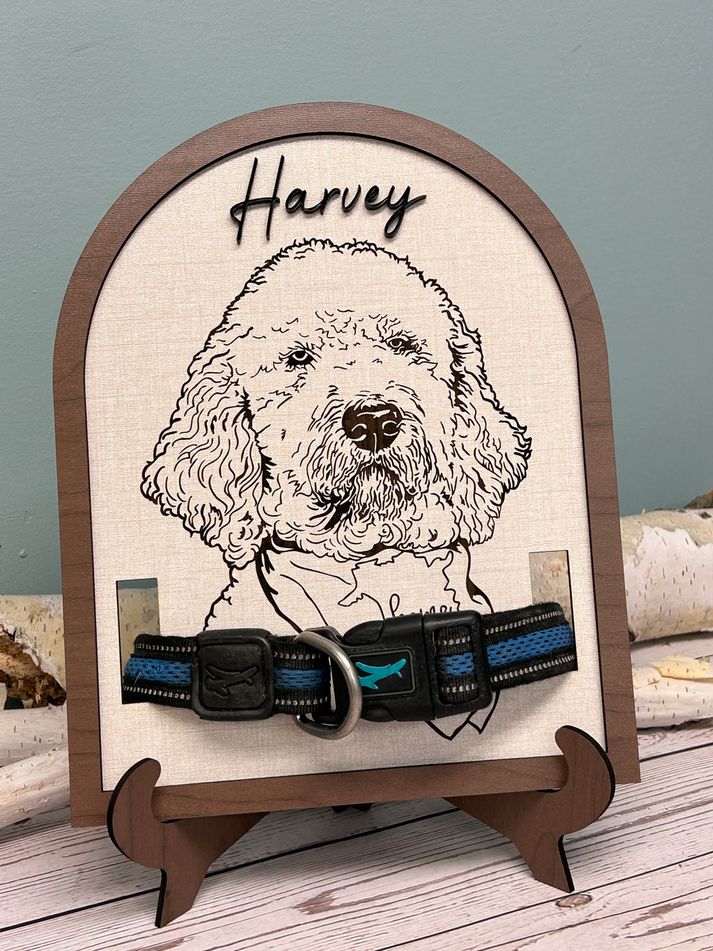Dog Collar Memorial Sign