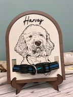 Dog Collar Memorial Sign