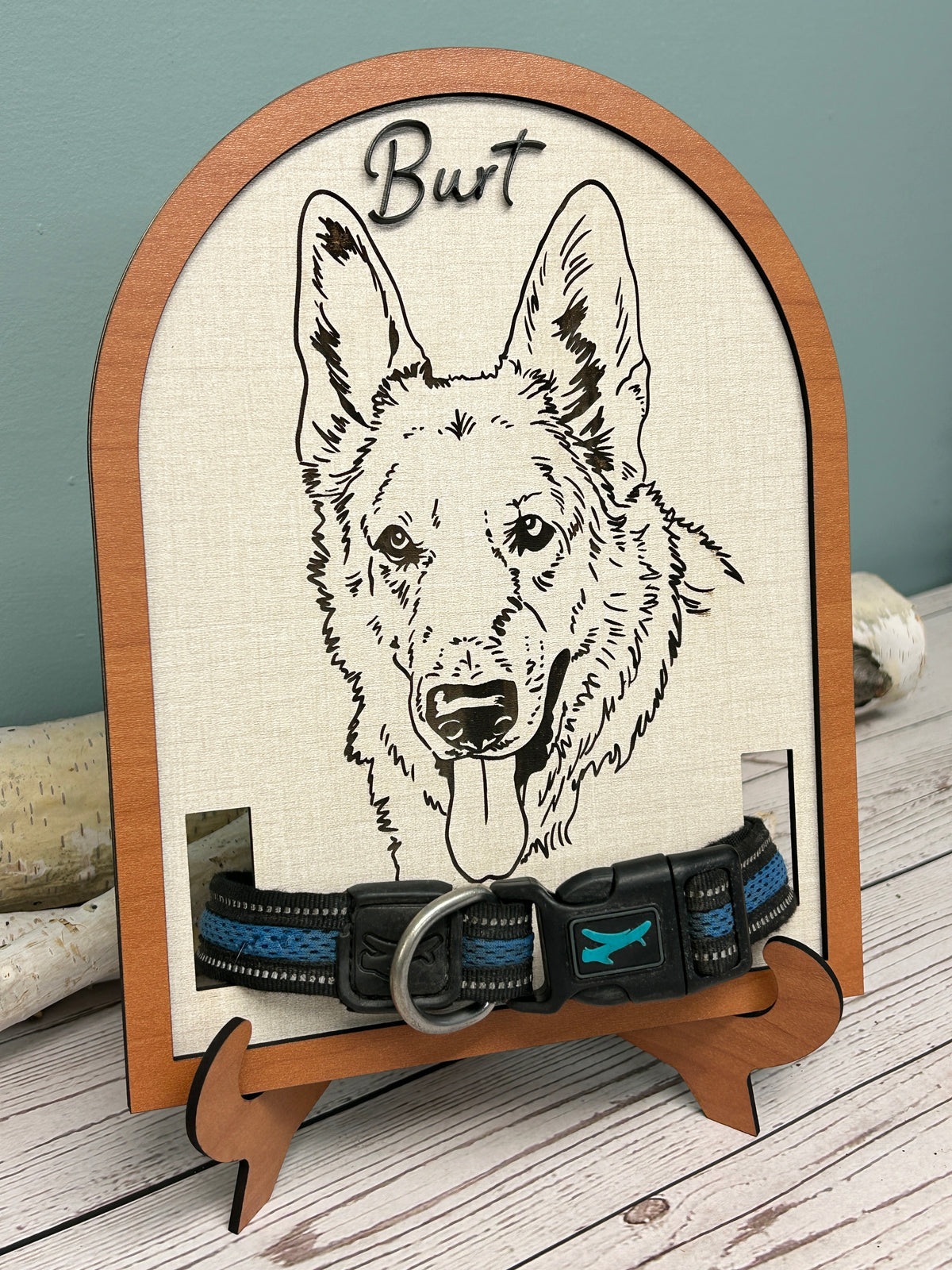 Dog Collar Memorial Sign