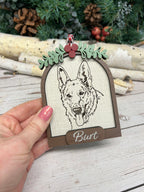 Pet Illustration Christmas Ornament