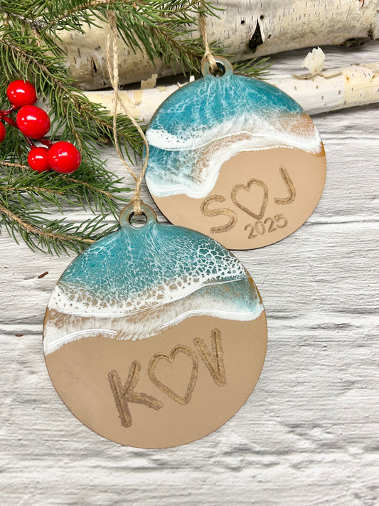 Beach Memories Resin Ornament