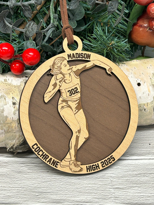 Shot Put Sports Ornament