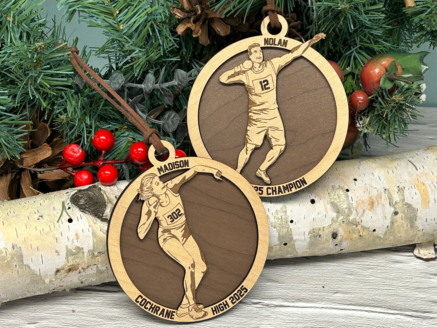 Shot Put Sports Ornament
