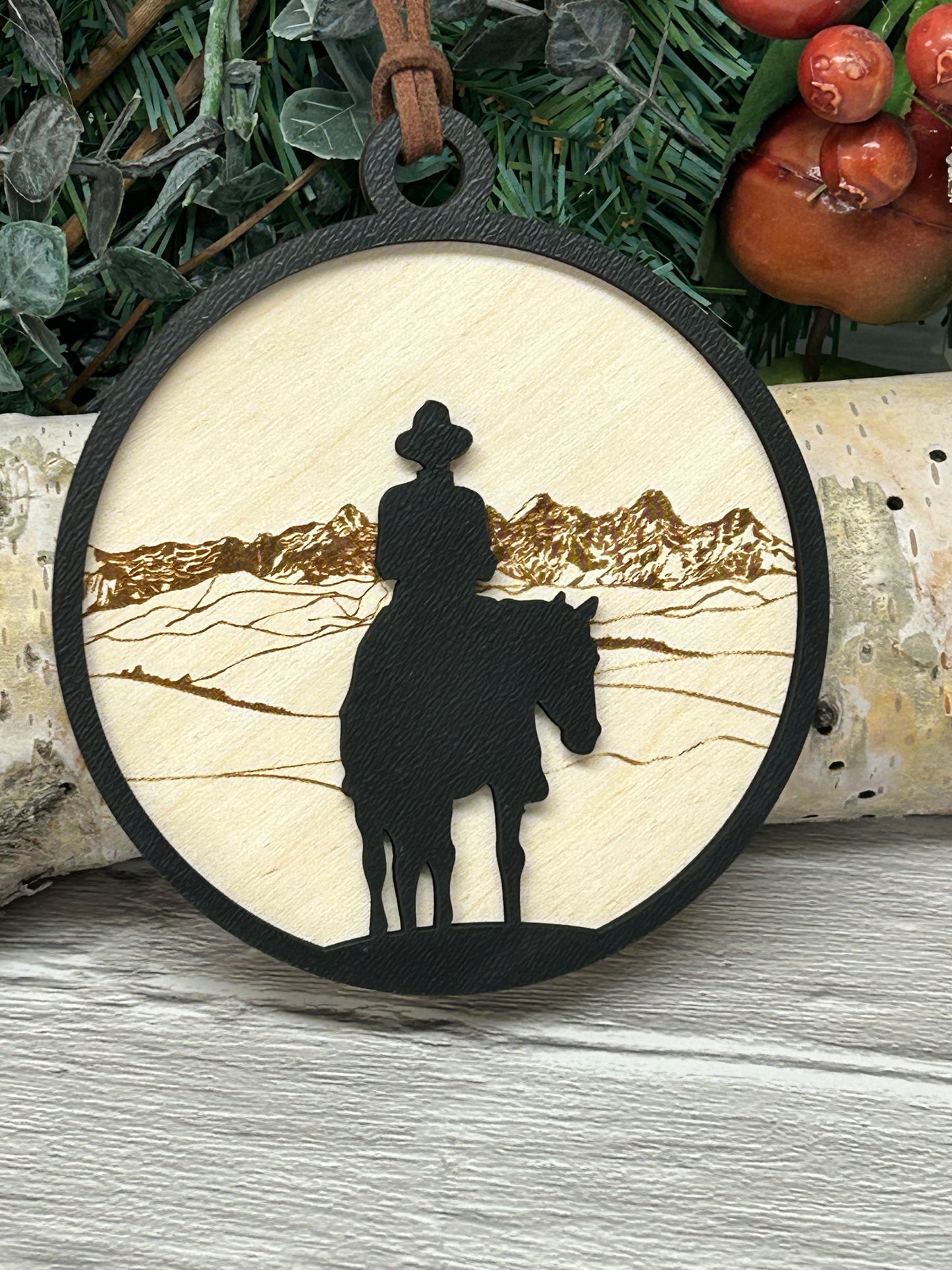 Cochrane Alberta Man of Vision Mountain View Ornament