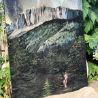 Kweeuu Milky Way Mount Yamnuska Resin Art