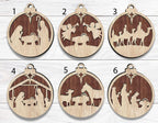 Personalized Nativity Ornament