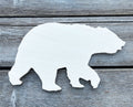 Bear Unpainted Wooden Blank Shape