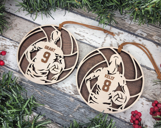 Volleyball Spotlight Series Ornament