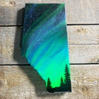 Alberta Northern Lights Resin Art Piece