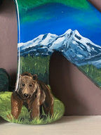 Rocky Mountain Wildlife Resin Art Name Sign