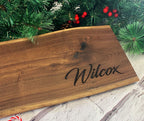 Personalized Black Walnut Charcuterie Board