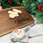 Personalized Black Walnut Charcuterie Board