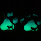 Northern Lights Resin Cat Paw Christmas Ornament