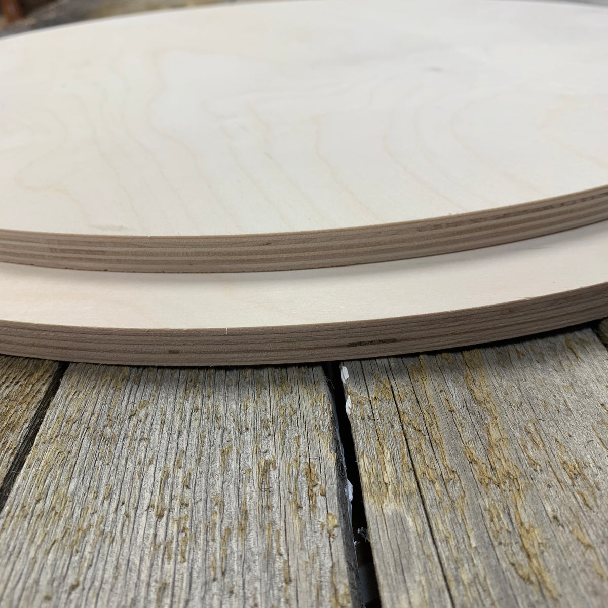 Round Unpainted Baltic Birch Circle