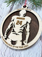 Personalized Sports Ornaments - 27 Sport Options!