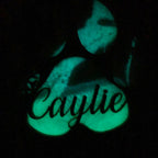 Northern Lights Resin Dog Name Pawprint Ornament