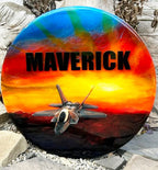 Raptor Fighter Jet Resin Art Baby Name Sign