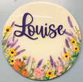 Glow Garden Resin Art Name Sign