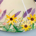 Glow Garden Resin Art Name Sign