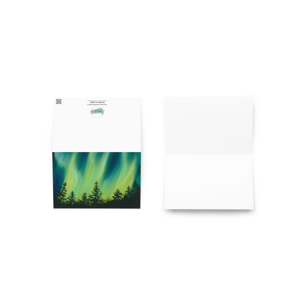 Northern Lights Greeting card