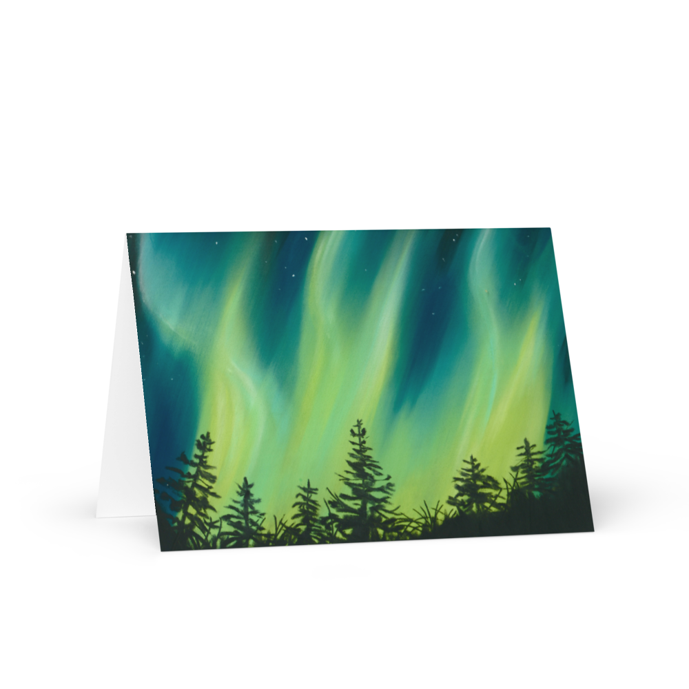 Northern Lights Greeting card