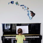 Hawaiian Islands Resin Art Display