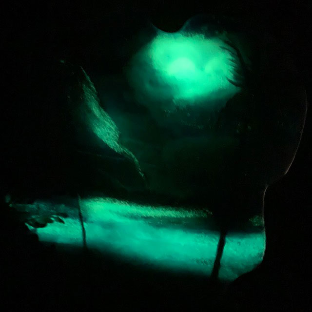 Moonlight Kauai Resin Art Piece