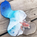 Hawaiian Islands Resin Art Display