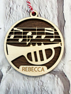 Personalized Musical Instrument Ornament