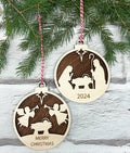Personalized Nativity Ornament