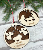 Personalized Nativity Ornament