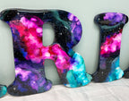 Nebula Glow-In-The-Dark Galaxy Resin Letters