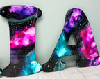 Nebula Glow-In-The-Dark Galaxy Resin Letters