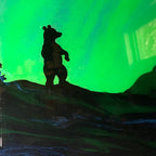 Northern Lights Resin Art Name Sign