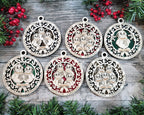 Customizable Snow Family Ornament