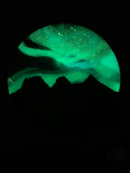 Rocky Mountain Northern Lights Resin Coaster