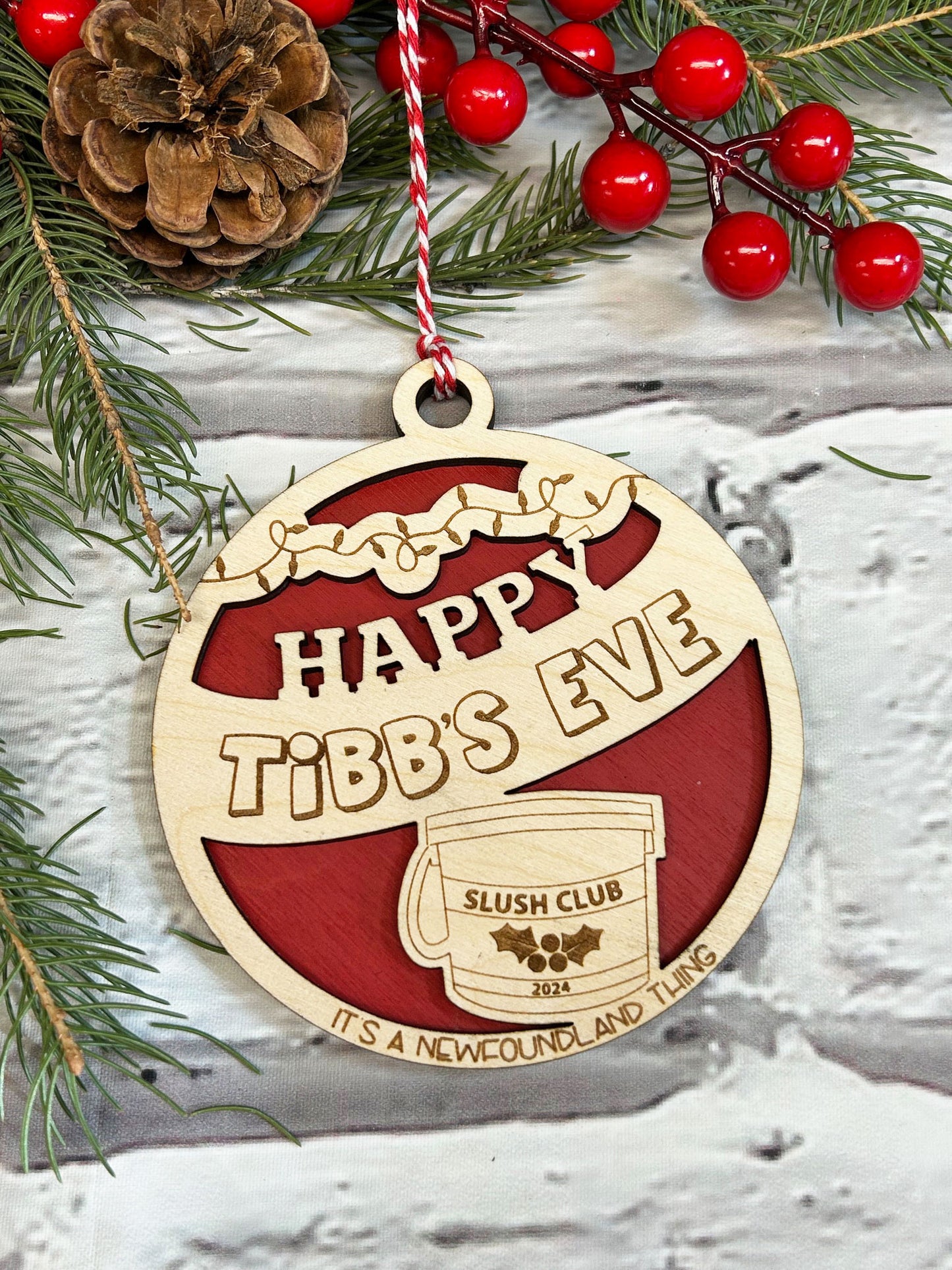 Tibb's Eve Slush Club Christmas Ornament